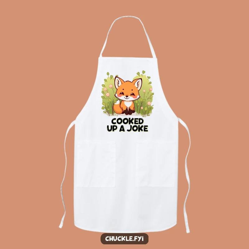 Funny Fox Cub Apron: Kitchen Chuckles for a Cute Cook, Gift