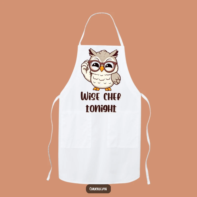 Funny Owl Apron: Kitchen Chuckling Character Wear for Wise Cooking