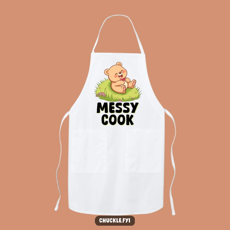 Funny Bear Cub Apron: Giggles in the Kitchen, Rolling Fun, Great Funny Gift