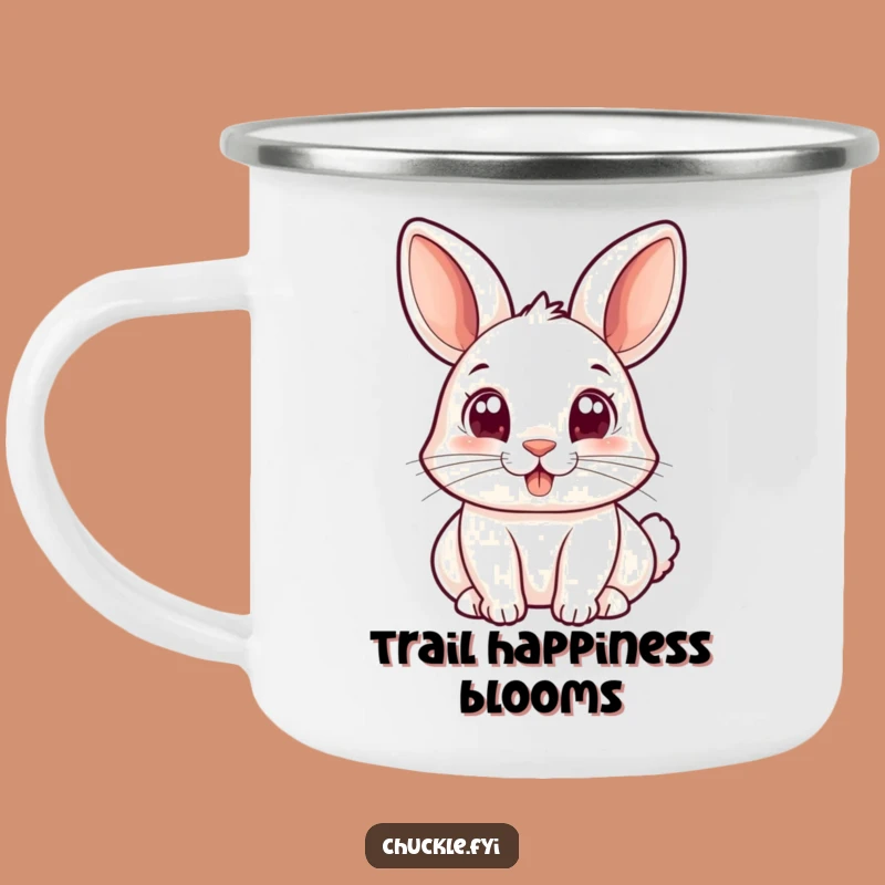 Funny Rabbit Nose Bopping Camping Mug - Durable, Joyful Outdoor Gift
