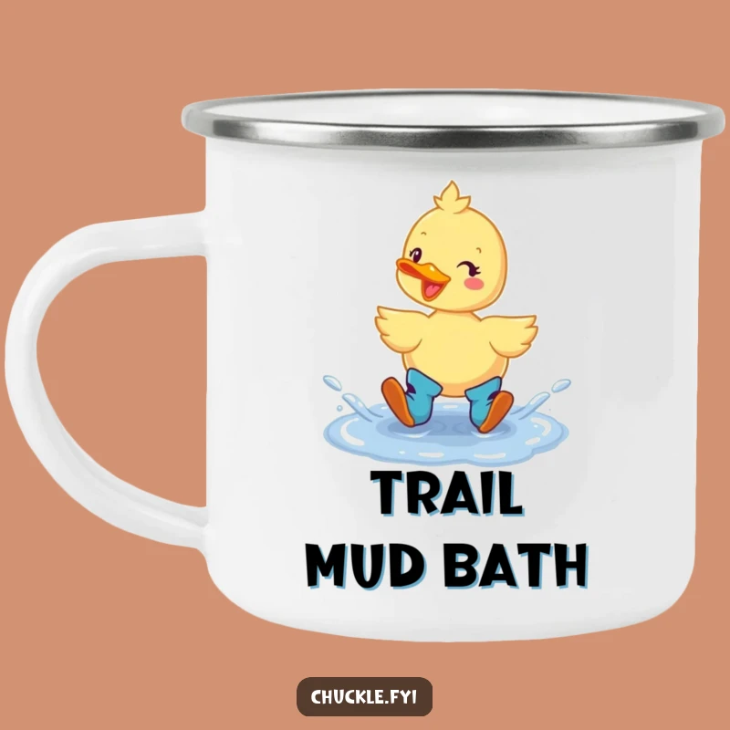 Funny Duck Boots Camping Mug: Cheerful Outdoor Splash, Durable Funny Gift