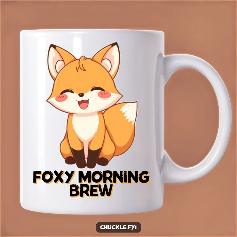 Funny Fox Giggling Mug: Delightful Gift for a Playful Spirit