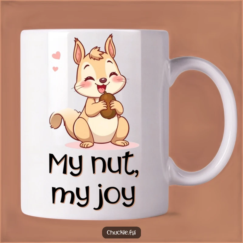 Funny Squirrel Nutty Mug - Mischievous Chatter Gift for Go-Getters