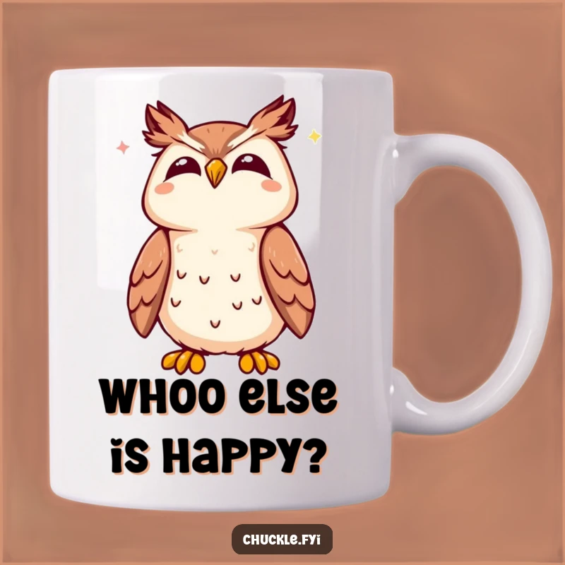Funny Kawaii Owl Mug, A Wise and Hilarious Gift for Your Hooty Friend!