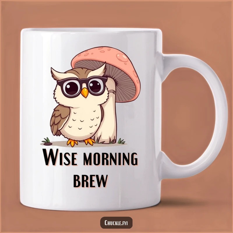 Funny Owl Spectacles Mug: Wise & Whimsical Discovery, Perfect Funny Gift