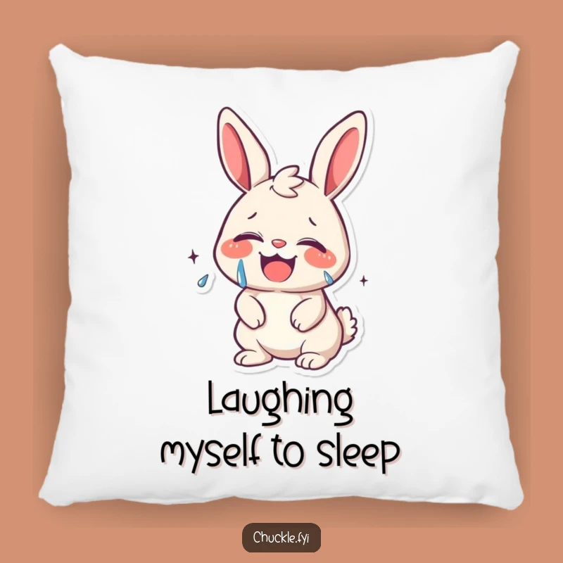 Funny Bunny Laugh Pillow: Snuggle with Giggles - Great Gift!