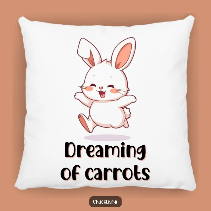 Funny Fluffy Bunny Pillow: Cozy Comfort with Hopping Joy, Cute Funny Gift