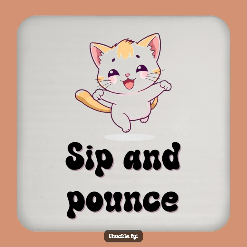 Funny Kitten Light Coasters: Protect Surfaces with Playful Charm!
