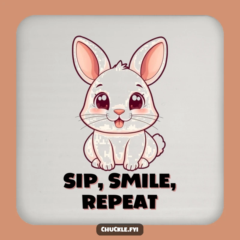 Funny Rabbit Nose Bopping Coaster - Joyful Cute Drink Protector
