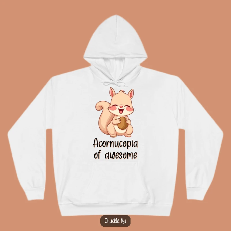 Funny Squirrel Hoodie: Cozy Giggling Nut Lover Apparel, Your New Favorite Funny Gift