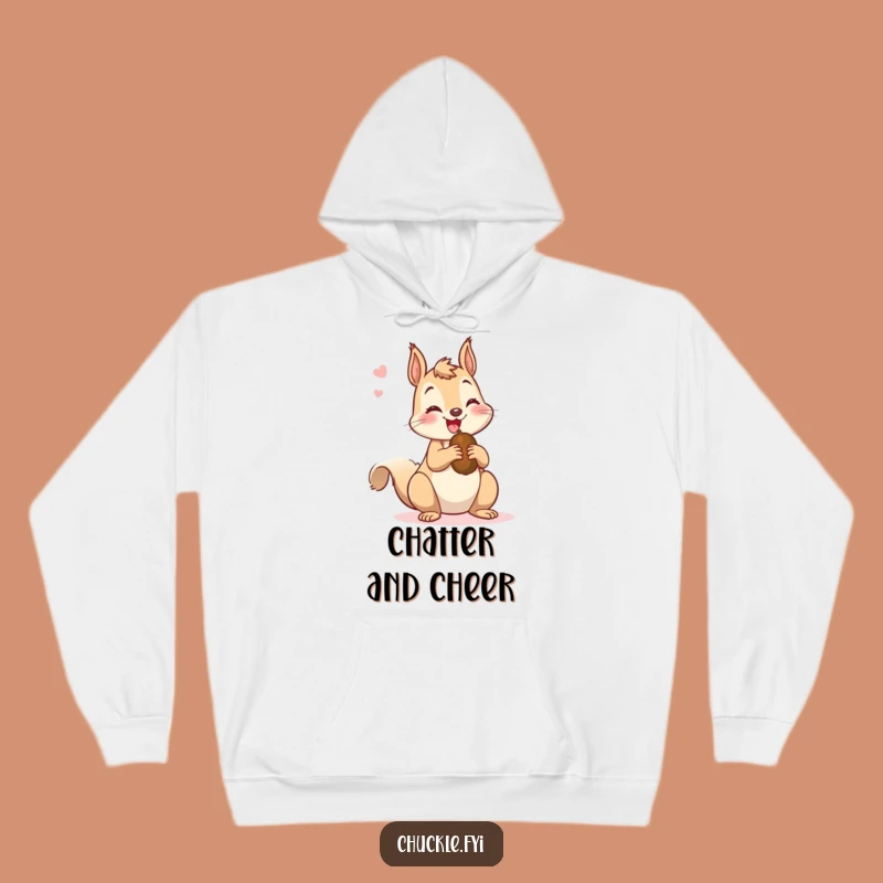 Funny Squirrel Nutty Hoodie - Cozy and Mischievous Comfort Gift