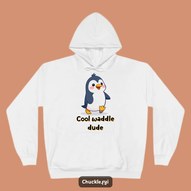 Funny Penguin Hoodie: Cozy Cartoon Character Sweatshirt for a Hilarious Vibe