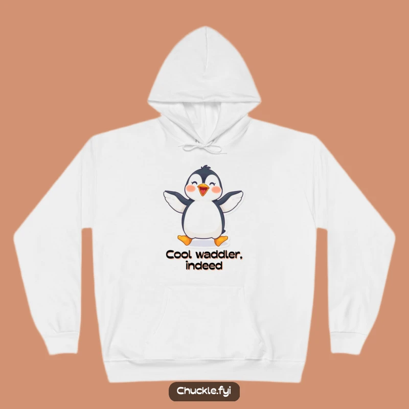 Cozy Funny Penguin Hoodie: Warm & Hilarious Cartoon Winter Wear