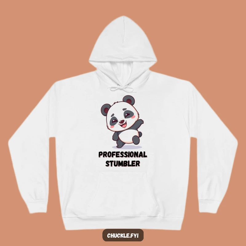 Funny Bumbling Panda Hoodie: Cozy Up with This Hilarious Cartoon Character