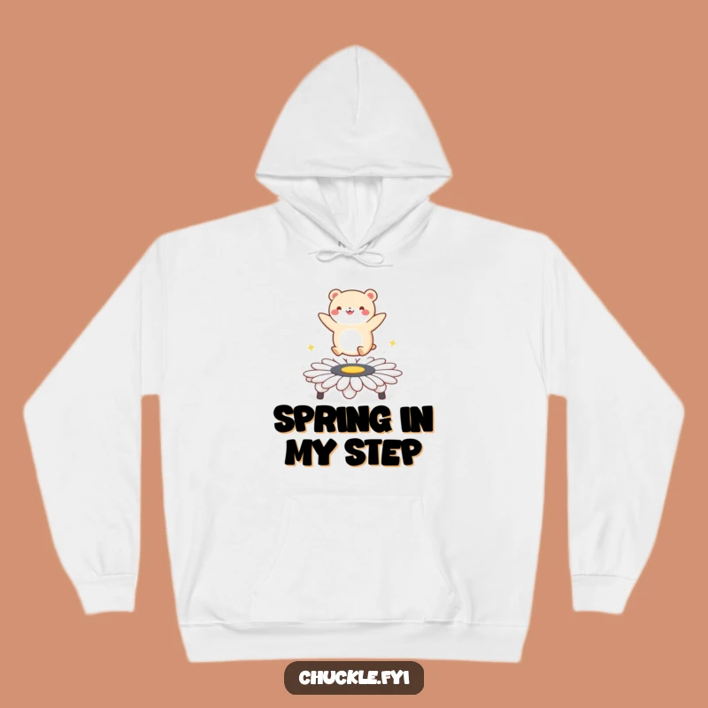 Funny Daisy Trampoline Animal Hoodie: Cozy Up with Joyful Bouncing Character, Gift