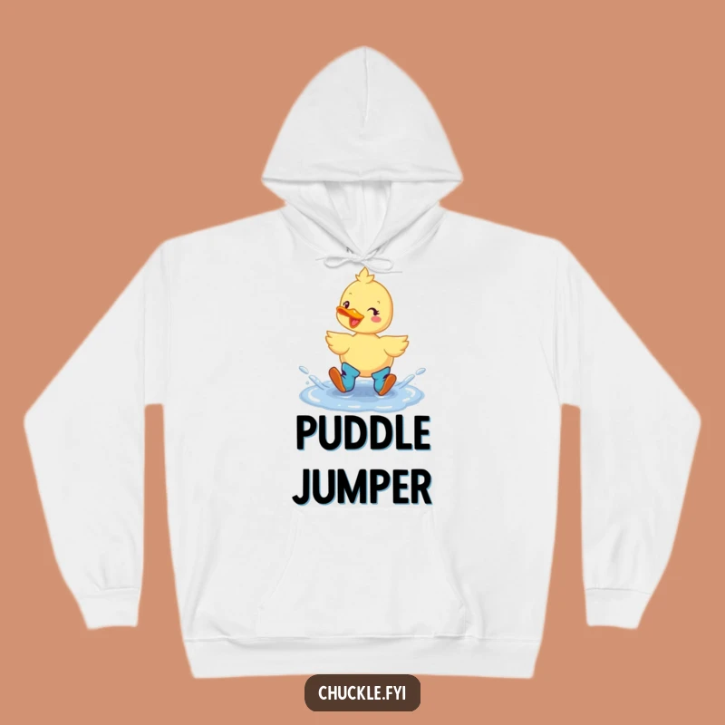 Funny Duck Boots Hoodie: Cozy Cheerful Puddle Splash Comfort, Amazing Funny Gift