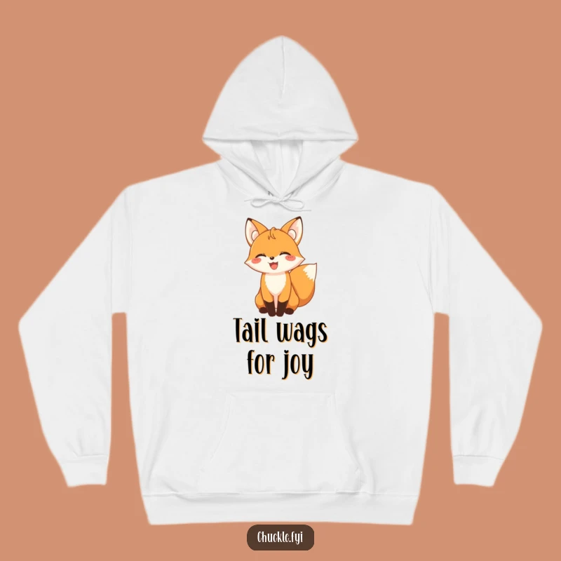Cozy Up with Giggles: Funny Fox Giggling Hoodie