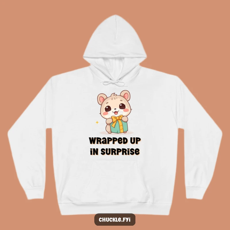 Funny Gift Surprise Animal Hoodie: Cozy Excitement and Wonder, Great Gift