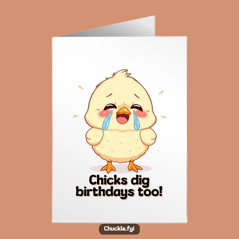 Free Printable Hilarious Chick Birthday Card - Laugh Out Loud Downloadable Gift
