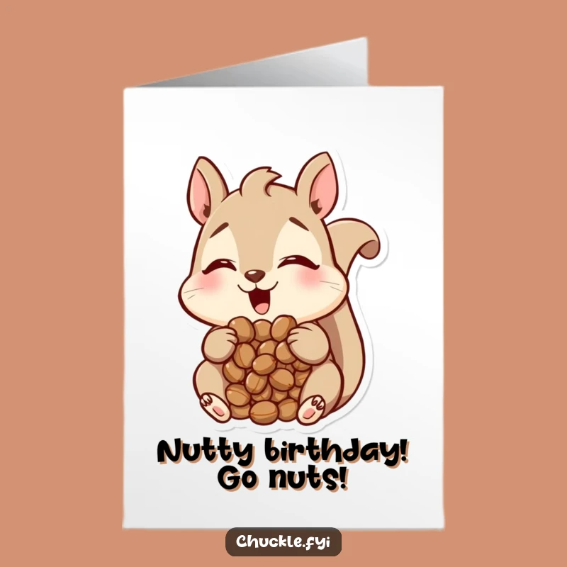 Free Printable Squirrel Birthday Card: Nutty Fun For Your Day!
