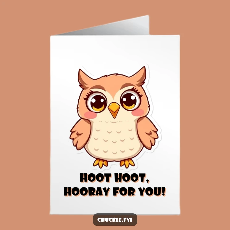 Free Printable Owl Birthday Card - Jovial Hooting for Downloadable Merriment