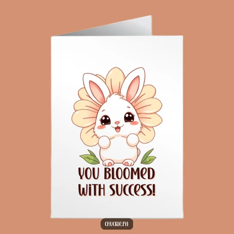 Free Printable Bunny Card: Happy Congratulations Downloadable Gift!
