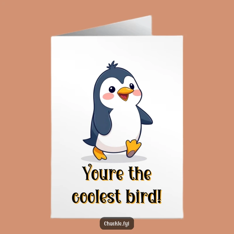 Free Printable Penguin Congrats Card: Silly Waddles for Your Big Win