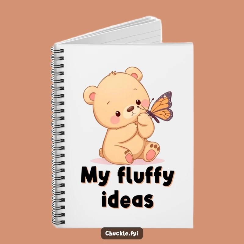 Funny Bear Cub Notebook: Jot Down Sweet Thoughts, Charming Funny Gift for Journaling