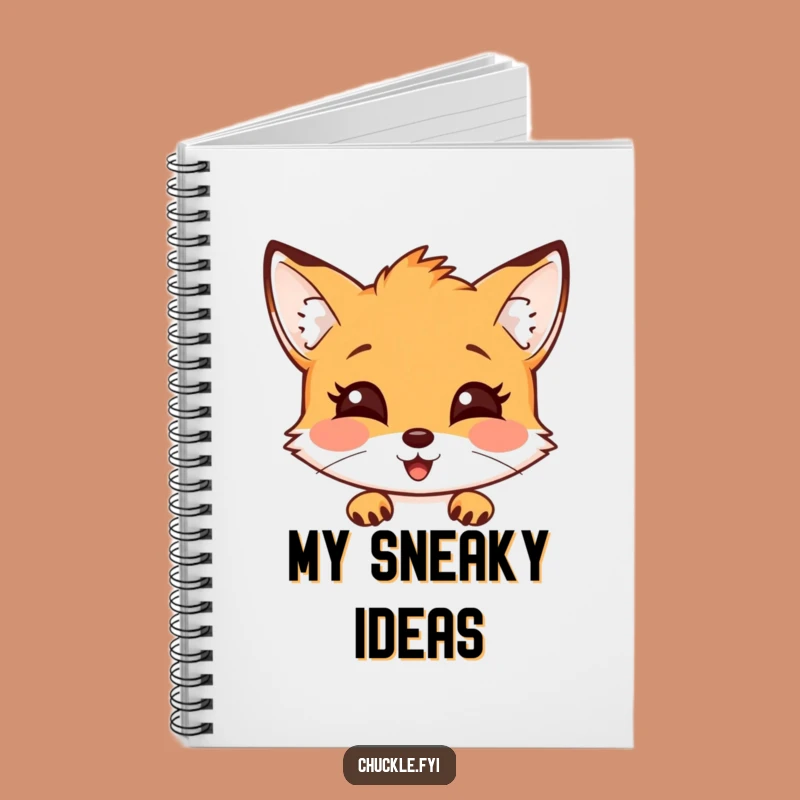 Funny Fox Notebook: Clever Cartoon Journal for Curious Minds