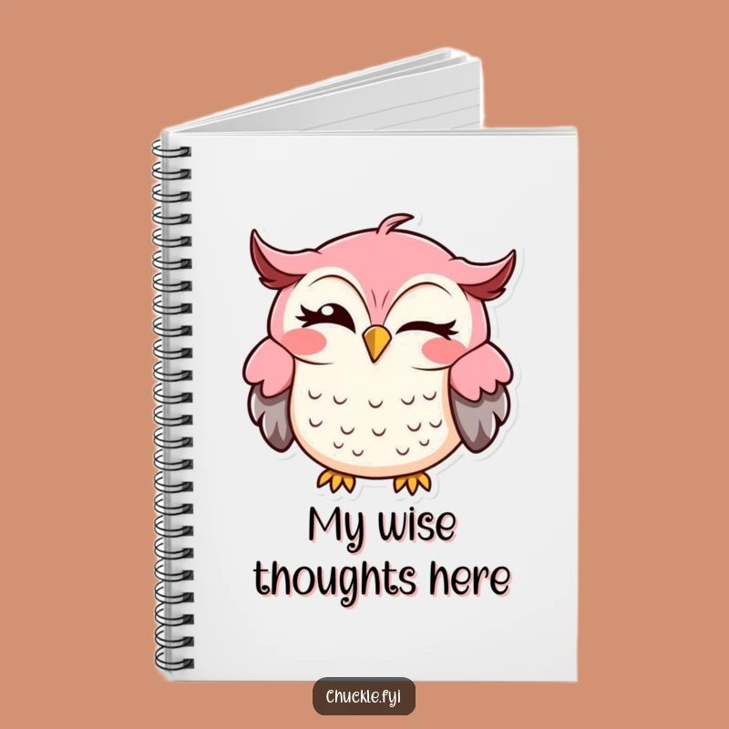 Funny Owl Notebook: Cute Cartoon Journal for Witty Ideas