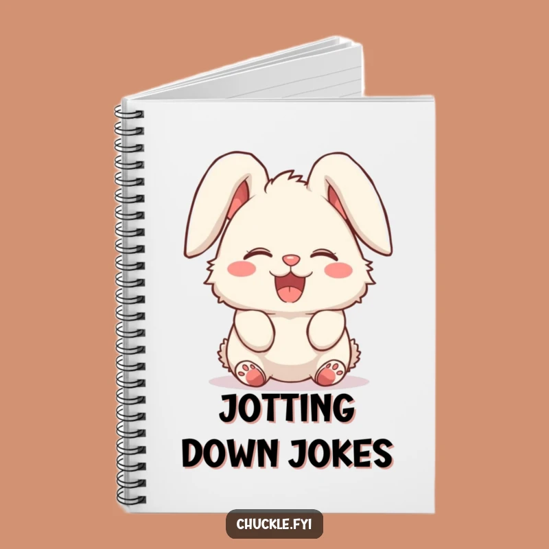Funny Giggling Bunny Notebook: Jot Down Ideas with Uncontrollable Delight