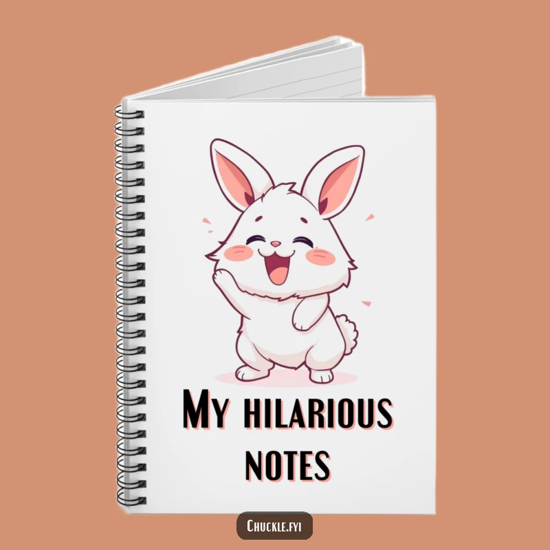 Funny Laughing Bunny Notebook for Hilarious Notes