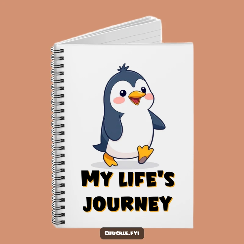 Funny Penguin Notebook: Cartoon Character Journal for Silly Notes & Ideas