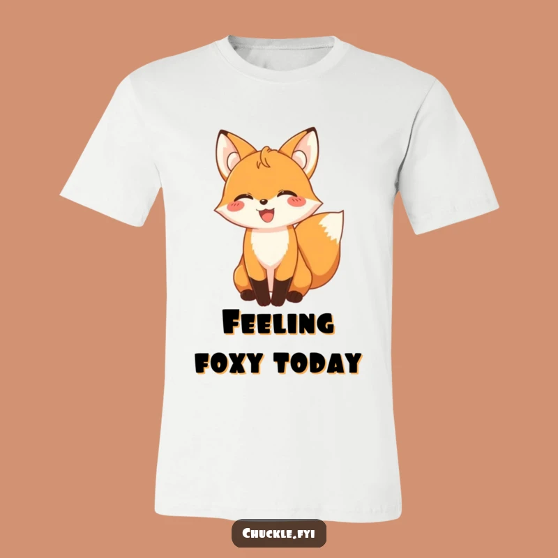 Funny Fox Giggling T-Shirt: Wear Your Mischief with Pride