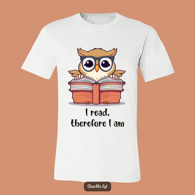 Funny Chuckling Owl T-Shirt: Wear Your Wisdom with Whimsical Charm