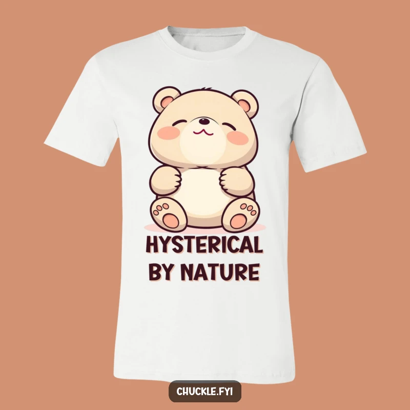Funny Kawaii Bear T-Shirt, Wear Your Giggles with This Hilarious Graphic Tee!