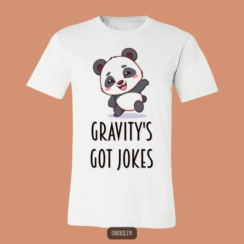 Funny Bumbling Panda T-Shirt: Wear Your Goofy Grin with Pride, Hilarious Outfit