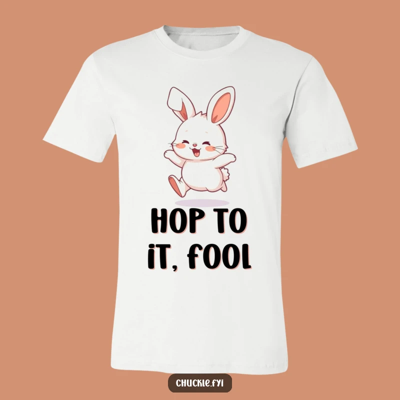 Funny Fluffy Bunny T-Shirt: Energetic Hopping Ears Flopping, Hilarious & Cute Gift
