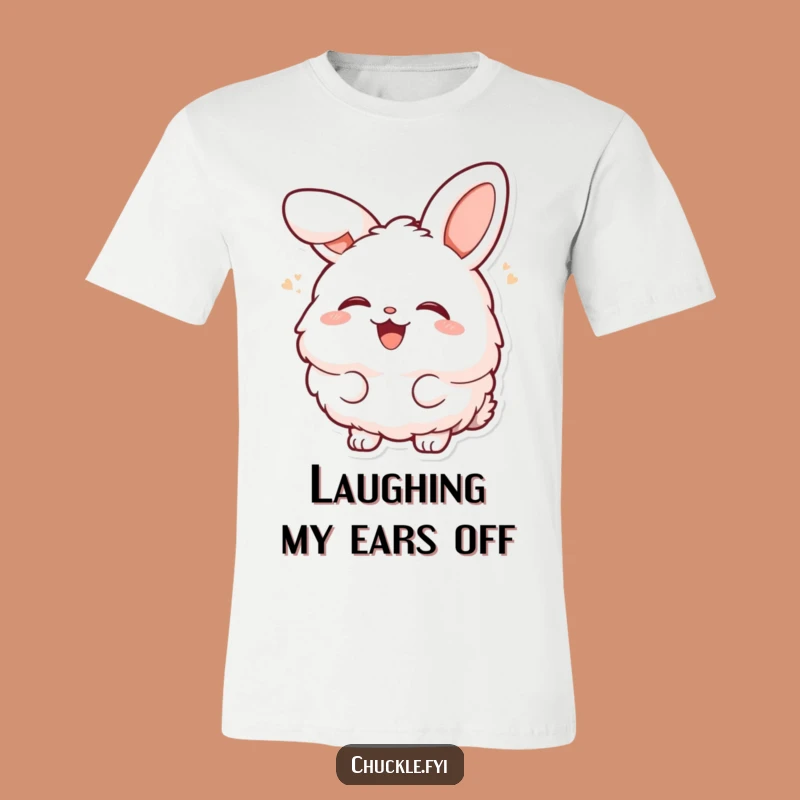 Funny Bunny Laugh T-Shirt - Hilarious Character Tee