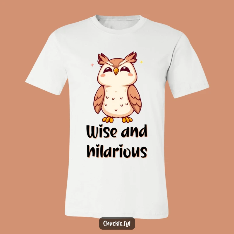 Funny Kawaii Owl T-Shirt, Wear Your Joyful Hoots with This Hilarious Tee!