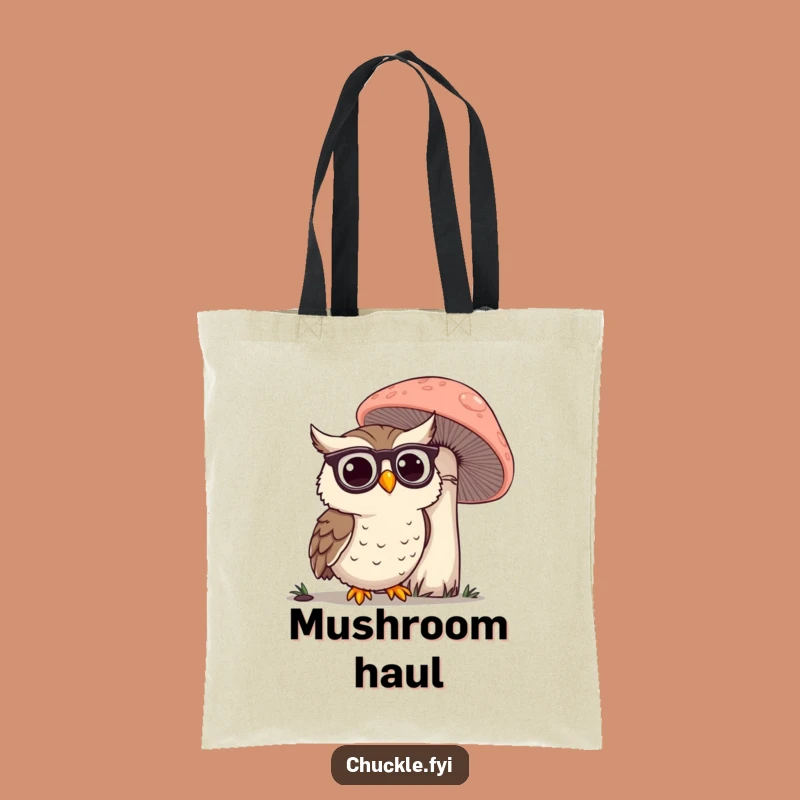 Funny Owl Spectacles Tote Bag: Scholarly Essentials, Practical Funny Gift